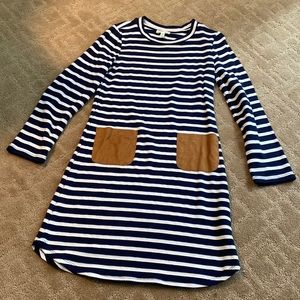 Girls striped dress